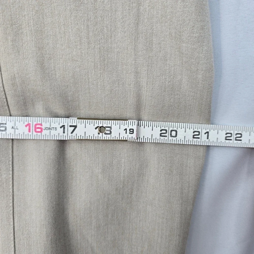 J Jill Pants Woman‎ Size 14 Khaki Beige Career Casual Travel Straight Stretch